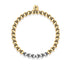 Leuchtend | 18 Karat Gold | Silber | Ausdrucksarmband